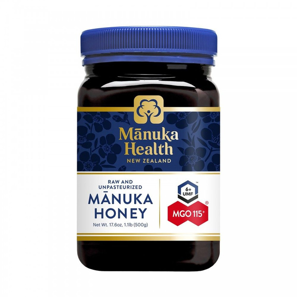 Manuka Health, Необработанный мед манука, UMF 6+, MGO 115+, 500 г (17,6 ...
