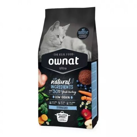 Ownat Adult Sterilized Ultra Сухой корм для стерилизованных кошек, с ...