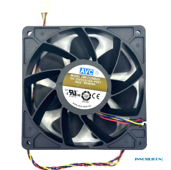 Вентилятор / кулер для асика Innosilicon T2T AVC 3.12 a 4 pin - купить ...