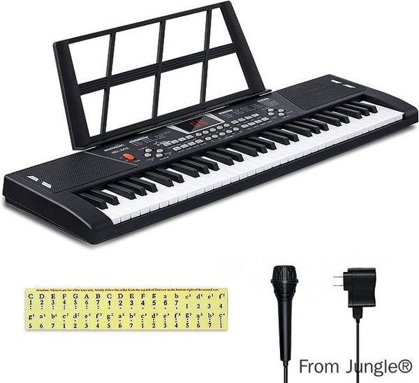 Клавиатура для фортепиано Uiotyo 61 Keys, Клавишное пианино начинающих ...