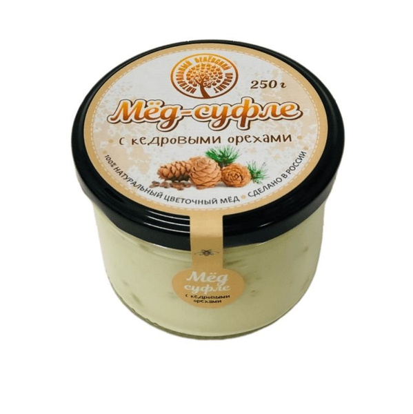 Белевский Продукт Мед-суфле с кедровым орехом 250 гр - купить с ...