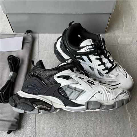 Balenciaga track 2 hot sale black and white