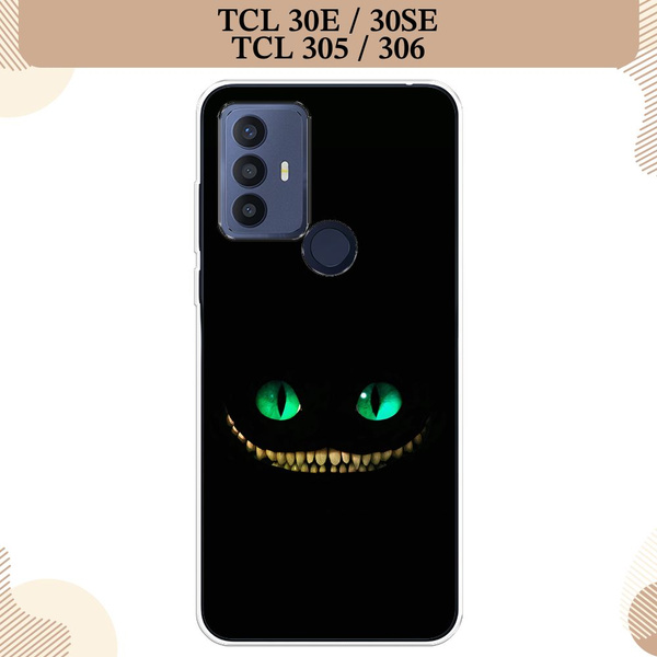 Силиконовый чехол на TCL 30E/30 SE/305/306 / ТСЛ 30E Взгляд чеширского ...