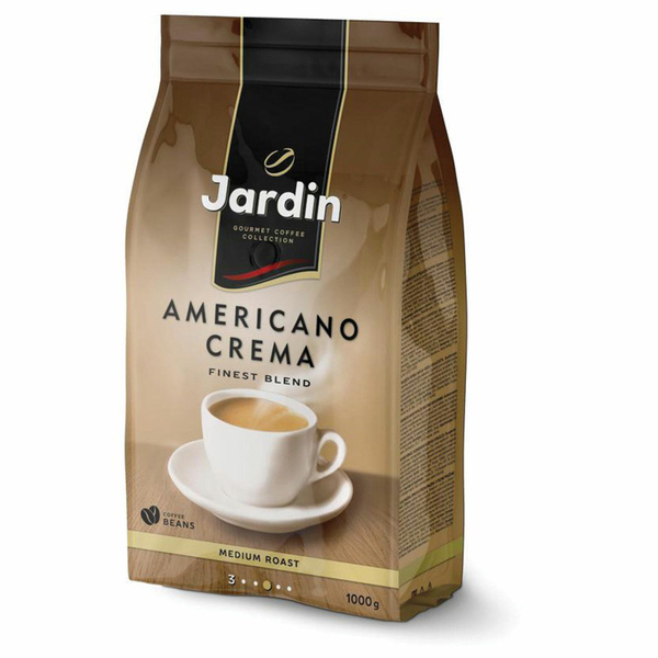 Кофе в зернах Jardin Americano Crema, 1 кг - купить с доставкой по ...