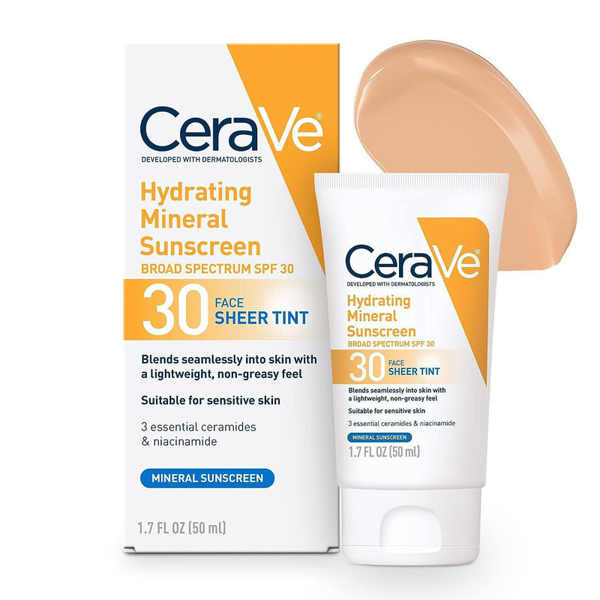 cerave изолирующий солнцезащитный крем быстро впитывается стойкий 50 мл ...