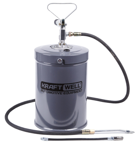 KraftWell KRW1797 Нагнетатель солидола с ручным приводом 10 л - купить ...
