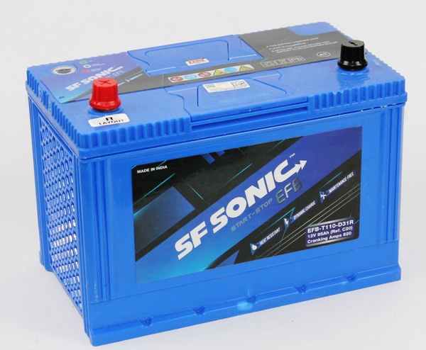 Аккумулятор автомобильный SF SONIC SF EFB SONIC_Asia_Прямая ...