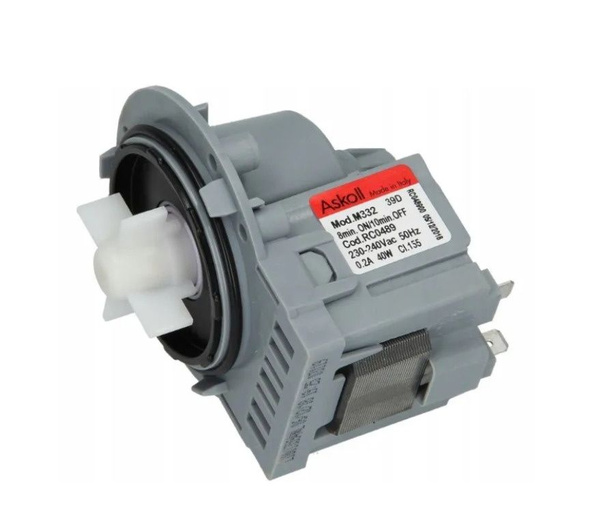 Помпа для стиральной машины Dexp Askoll M332 drain pump b20-6 - купить ...