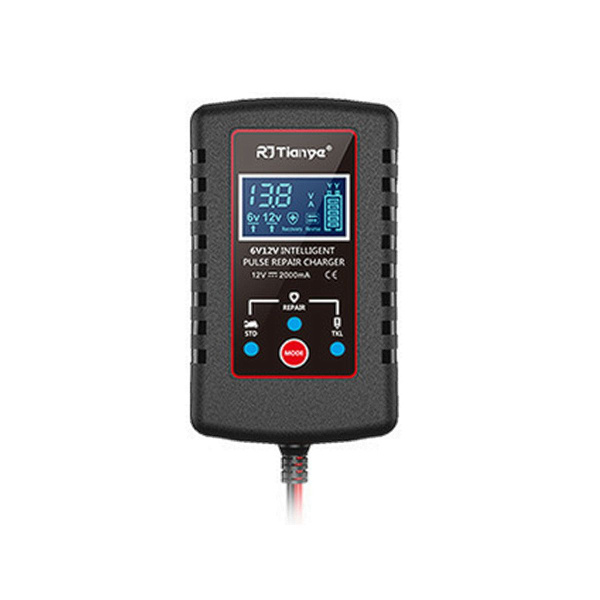 RJTIANYE 6V 12V Полностью автоматическое интеллектуальное зарядное ...