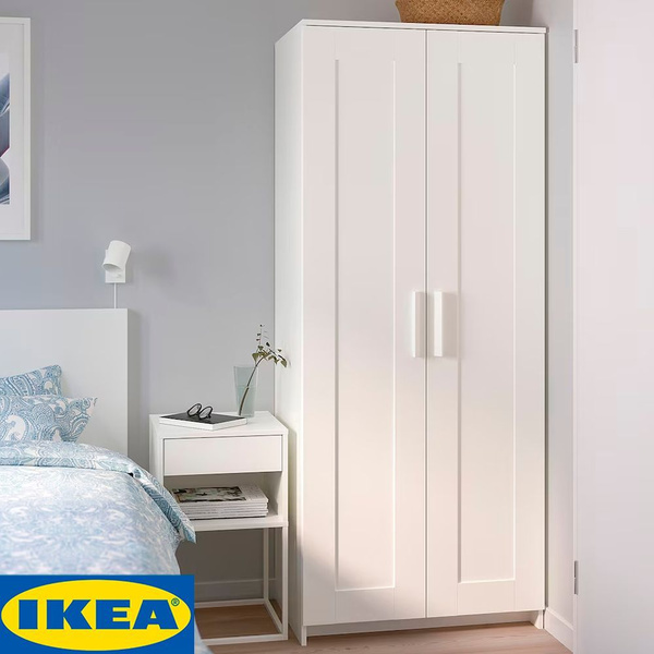 Шкаф распашной IKEA ШКАФЫ ИКЕА BRIMNES, 78x50x190 см - купить по ...