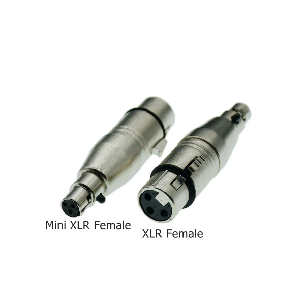 Переходник XLR F (мама) - mini XLR F (мама), 3-pin - купить с доставкой ...