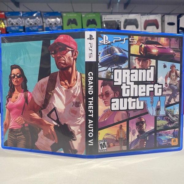 Игра "GTA 6" PS5 - Кастомная обложка для диска - купить с доставкой по ...