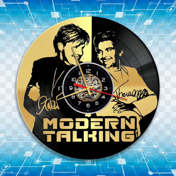 Настенные часы с группой Modern Talking, Модерн Токинг, Dieter Bohlen ...