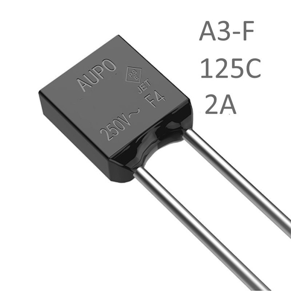 Термопредохранитель AUPO A3-F, 125C, 2А, 250V - купить с доставкой по ...