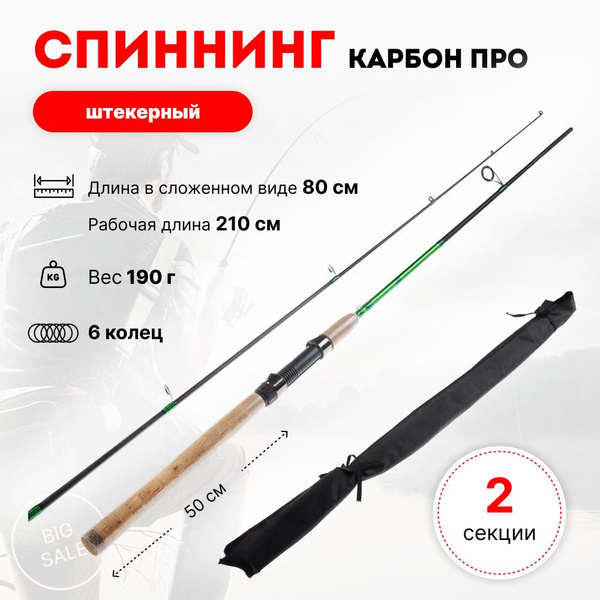 Спиннинг карбон про, от 15 гр купить по выгодным ценам в интернет ...