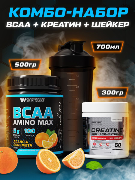 комбо-набор BCAA + креатин + шейкер - купить с доставкой по выгодным ...