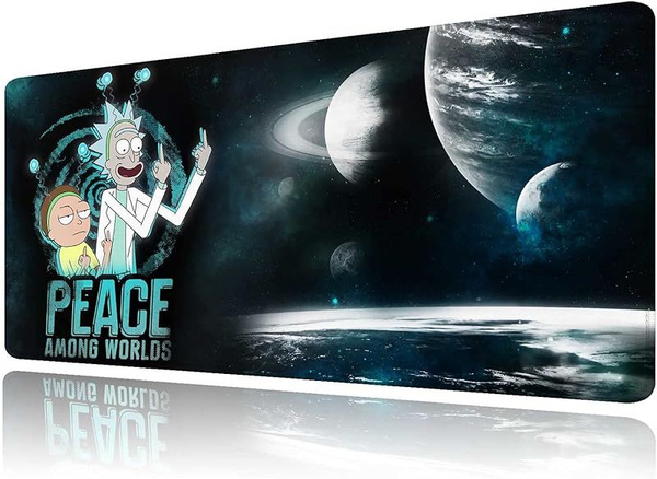 Игровой коврик для мыши Аниме-Rick and Morty/Рик и Морти/большой ...