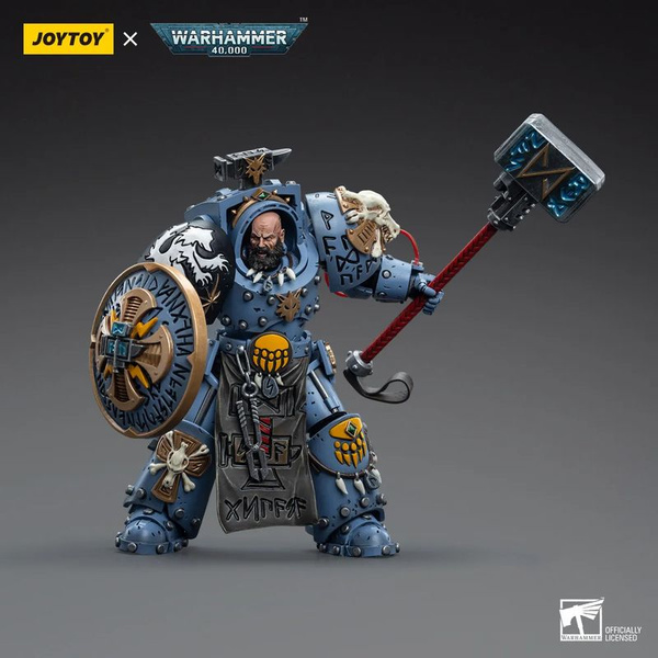 Arjac Rockfist, a multipart W40K Space Wolves Model - Features and Offers