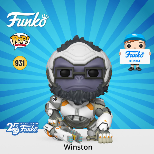 Фигурка Funko POP! Games Overwatch 2 Winston 6"/ Фанко ПОП по мотивам ...