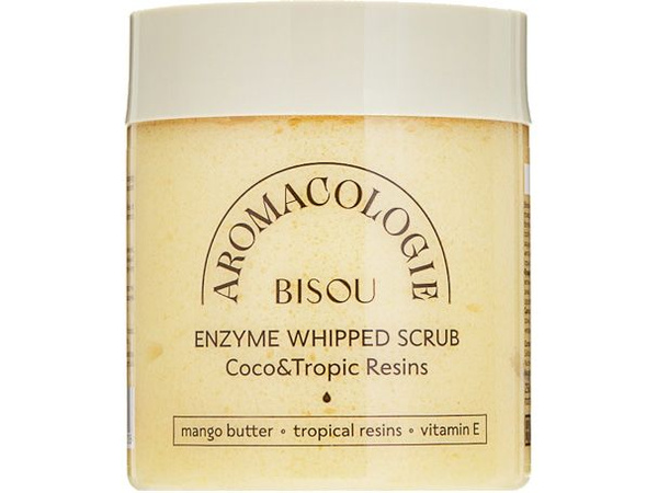 Взбитый энзимный скраб для тела Bisou Coconut and Tropical Resins ...