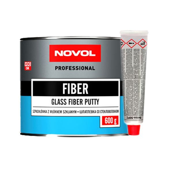 Шпатлевка со стекловолокном novol fiber
