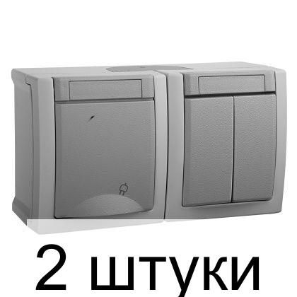 Розеточно-клавишный блок Panasonic, 2 кл купить по выгодной цене в ...