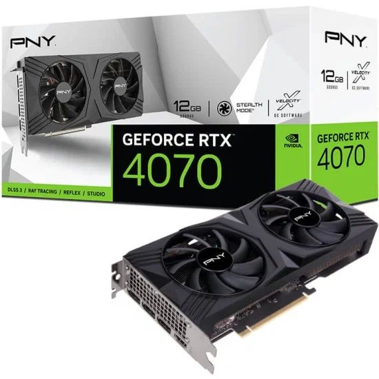 Видеокарта PNY GeForce RTX 4070, 12 ГБ GDDR6X - купить по низким ценам ...