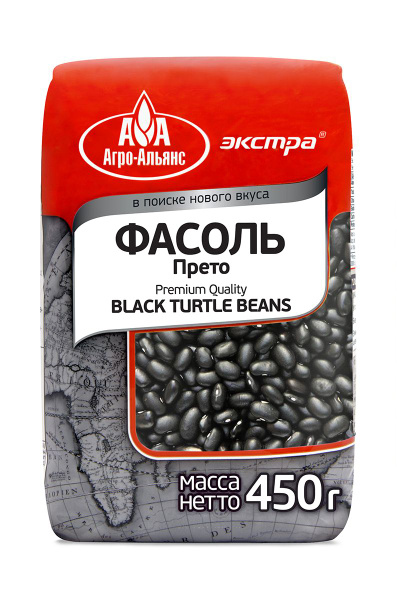 Фасоль черная "Прето" "Агро-Альянс Экстра" 450 г - купить с доставкой ...
