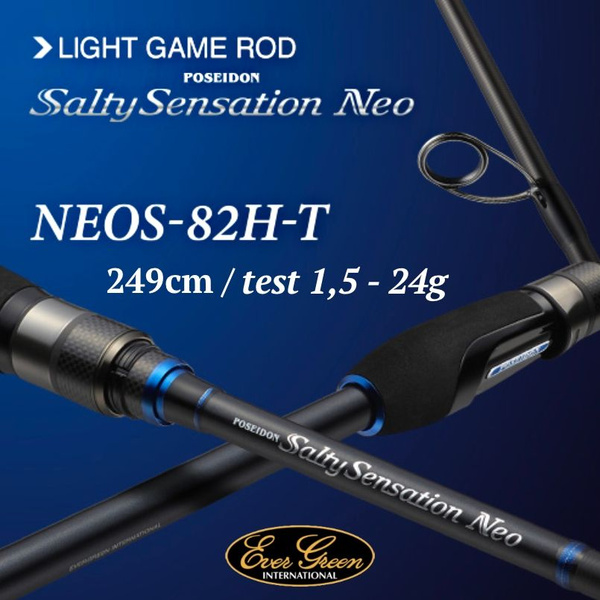 Canne Evergreen Salty Poseidon Sensation Neos 82H-T – 249cm, 1.5-24g, 2 Brins