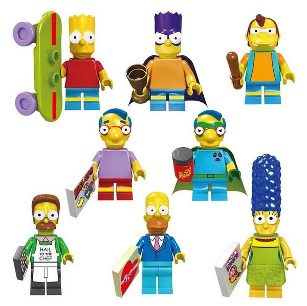 Набор фигурок Симпсоны (The Simpsons) / 8 Минифигурок Лего - купить с ...