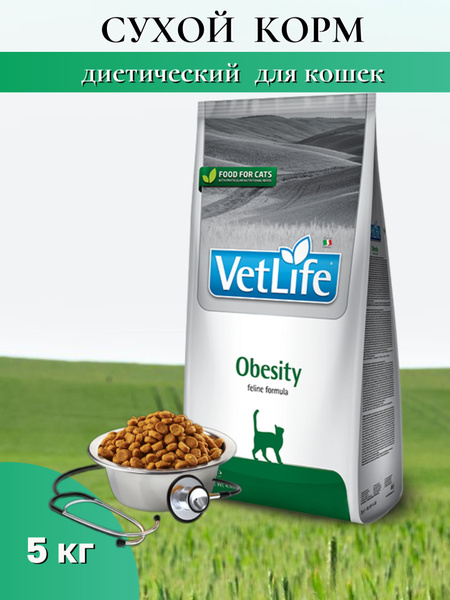 Сухой корм Farmina для кошек Farmina VET LIFE NATURAL DIET CAT OBESITY ...