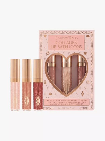 Charlotte Tilbury Набор мини-блесков для губ Collagen Lip Bath Icons ...