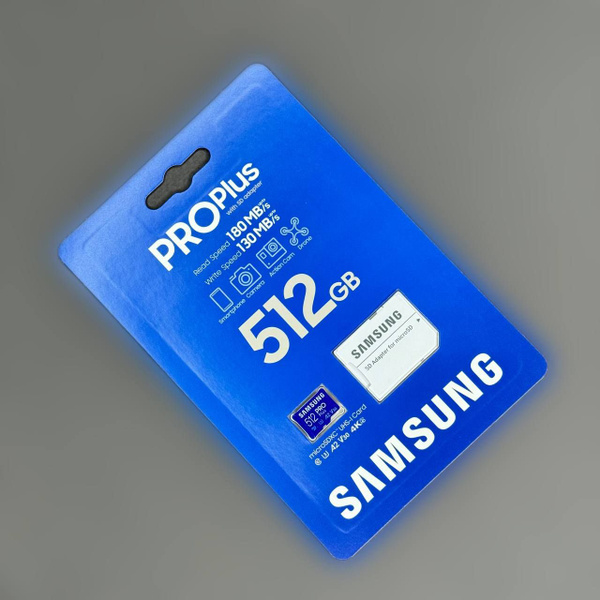 Карта памяти micro sd 512Gb SAMSUNG PRO Plus / микро сд карта памяти ...