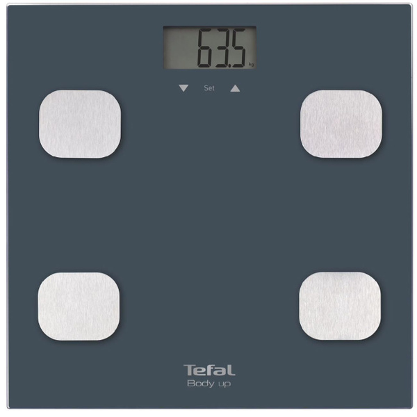 Напольные весы Tefal Body Up BM2520V0, серый купить по низкой цене с ...