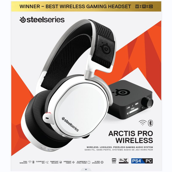 Игровые наушники Вкладыши Arctis Pro Wireless, черный бел - купить по ...