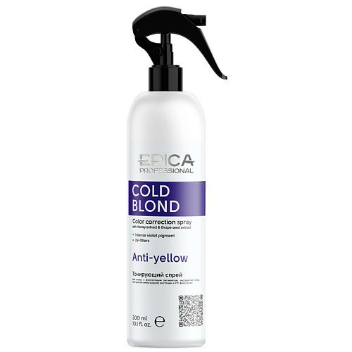 EPICA PROFESSIONAL Спрей для нейтрализации теплого оттенка COLD BLOND ...