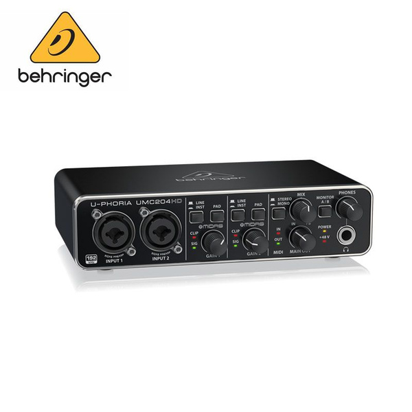 Гитарный комбоусилитель Behringer-UMC204HD, Behringer-UMC204HD - купить ...