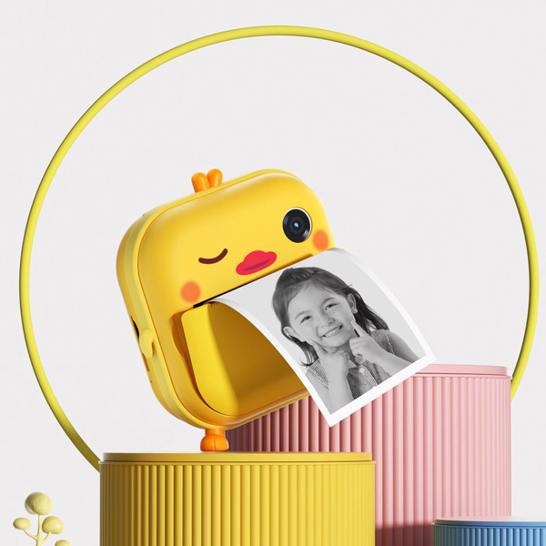 Детский фотоаппарат Print Camera с мгновенной печатью фото Утенок+CD ...