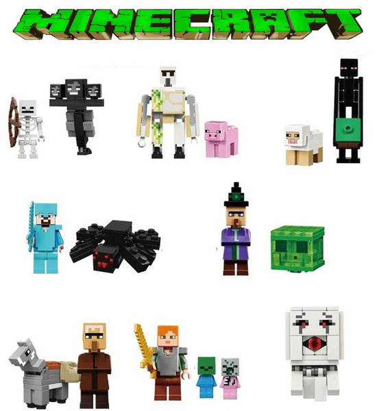 Фигурки Майнкрафт / конструктор Minecraft / сборные минифигурки ...