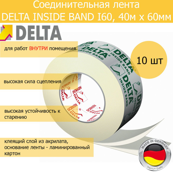DELTA INSIDE BAND I60, Односторонняя соединительная лента/скотч для ...