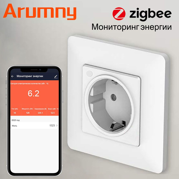 zigbee умная розетка розетки электрические tuya умный дом алиса 16A ...