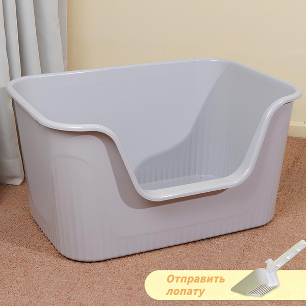 Лоток для крупных кошек открытого типа, UNIPAW с расширенным корпусом и ...