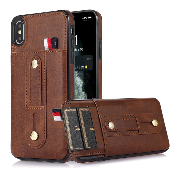 Кожаный чехол для для iPhone XS Max / Айфон ХС Макс кожаный с ...