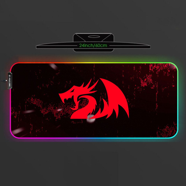 Redragon Коврик для мыши Светящийся коврик для мыши, XXL, горчичный ...
