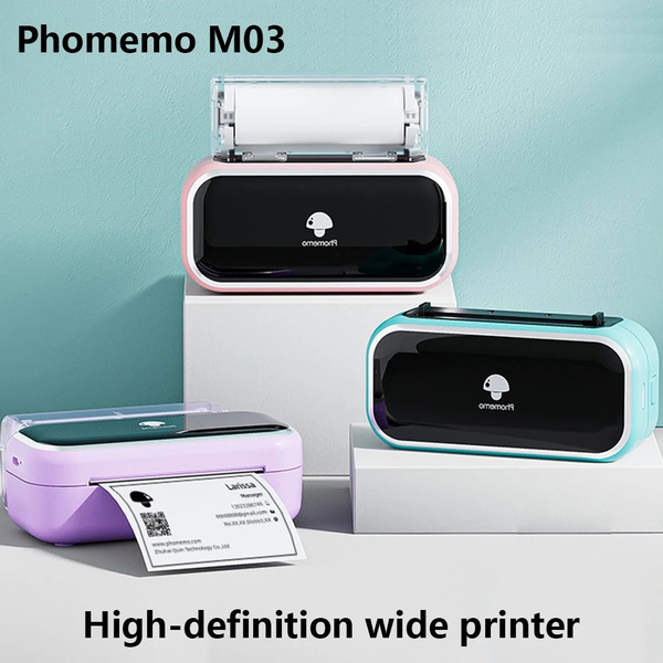 Принтер для наклеек/этикеток Phomemo M03, Монохромный печать, купить по ...