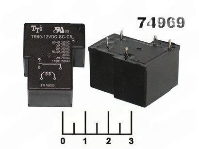 Реле 12V 30A/250V TR90-12VDC-SC-C5 - купить с доставкой по выгодным ...
