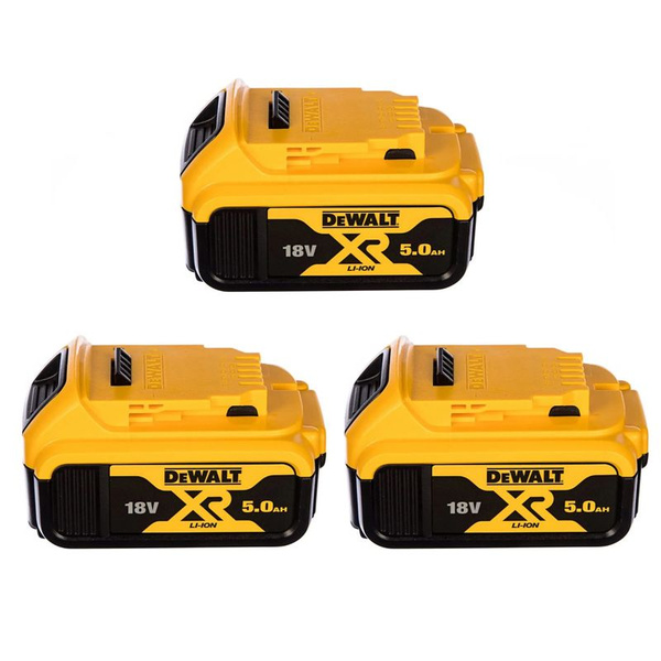 Аккумулятор для DeWalt 18V Li-Ion 5.0Ah (DCB184) c индикацией АКБ ...
