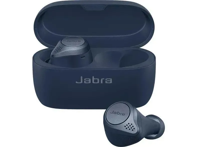 JabraНаушникибеспроводныесмикрофономJabraElite75T,USBType-C,синий