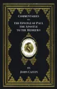 Commentaries on the Epistle of Paul the Apostle to the Hebrews - John Calvin, John Owen