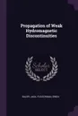 Propagation of Weak Hydromagnetic Discontinuities - Jack Bazer, Owen Fleischman